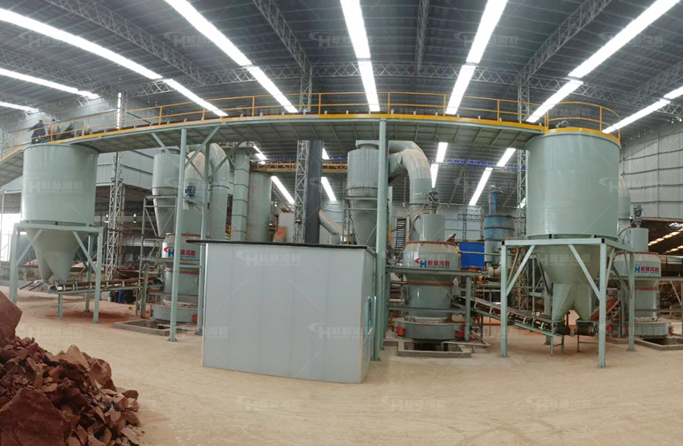 四川某大型瓦業(yè)規(guī)模加工頁巖磨粉項(xiàng)目
